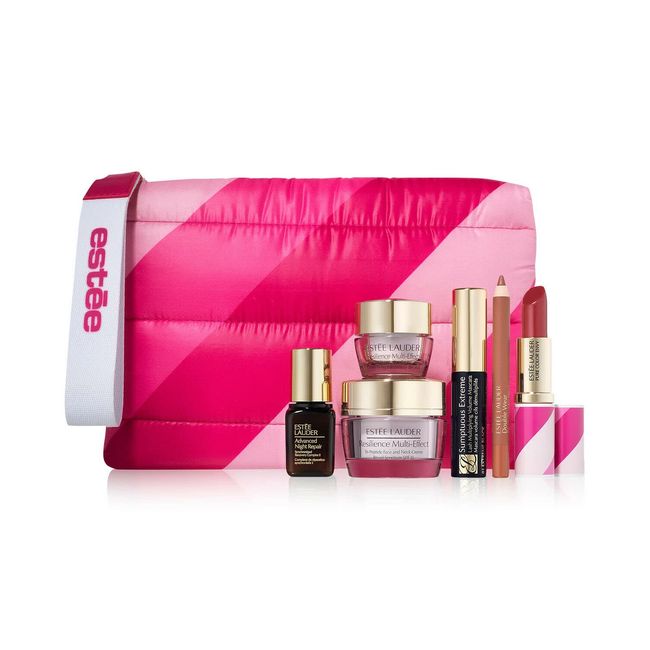 Estee Lauder 7pcs Resilience Sculpted Lips & Firmer Skin Makeup Skincare Gift Set