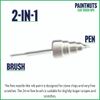 PaintNuts Touch Up Paint suitable for FORD Medium Red 2-in-1 Pen, Clear Lacquer and Primer