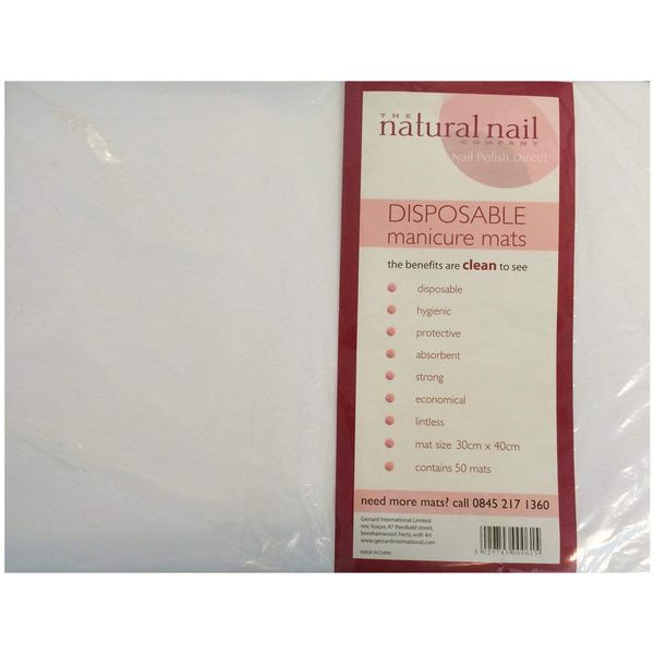 Disposable Protective Manicure Mats 30cm x 40cm (50 Pack)