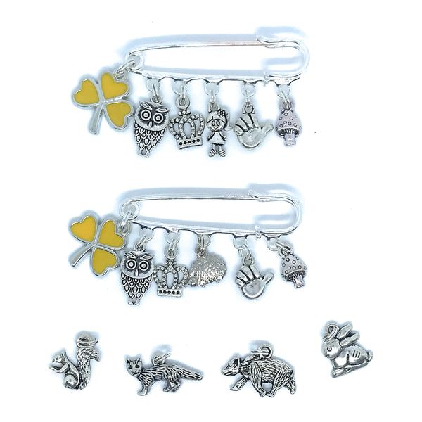 Brownie charm pin - owl