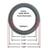 8 inch Speaker Foam Surround Repair Kit / 8" Woofer or Midrange Driver Refoam