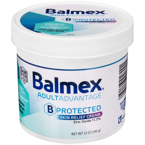 Balmex Adult Care Rash Cream, 12oz, (Pack of 2)