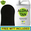 ALOHA TAN - MEDIUM - 1 GALLON - Spray Tanning Solution Liquid Mist + Tanner Mitt