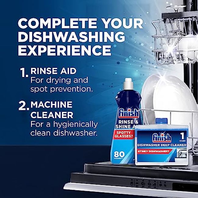 Finish Jet-Dry Rinse Aid, Dishwasher Rinse & Drying Agent, 8.45 oz (Pack of  3)