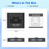 USB Switch, USB 3.0 Switcher 2 in 2 Out, Switcher 2 computers Sharing 2 Devices for Printer, Keyboard, Scanner, Mouse, Compatible with Mac/Win/Linux