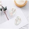 iplusmile Artificial Ear Molds Silicone Ear Model Simulated Ear Molds for Studs Earring Display M