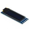 A-DIGISHUO 2Pcs 0.91 Inch I2C OLED Display Module SSD1306 OLED Display Module 128 * 32 IIC Interface DC 3.3V~5V for Ar duino（Blue）