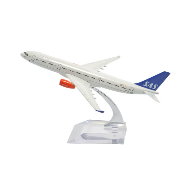 TANG DYNASTY(TM 1:400 16cm Air Bus A330 Scandinavian Airlines SAS Metal Airplane Model Plane Toy Plane Model