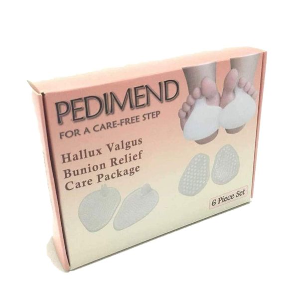 Pedimend Ball of Foot Cushions Pack | 2X Metatarsal Gel Cushion Pads | 2X Gel Ball of Foot Cushion Pads | 2X Ball of Foot Sandal Cushion Pads