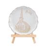 Mud Pie Spring Plate On Easel, Church; 7" dia