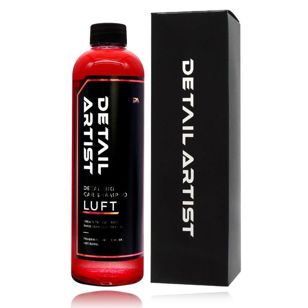 Detail Artist Loft "Super Dense Foam and Refreshing Scent for an Impressive Foam Car Wash Experience" Highly Concentrated Large Capacity 16.9 fl oz (500 ml) Can Be Used for Car Wash, Car Shampoo, Coated Cars