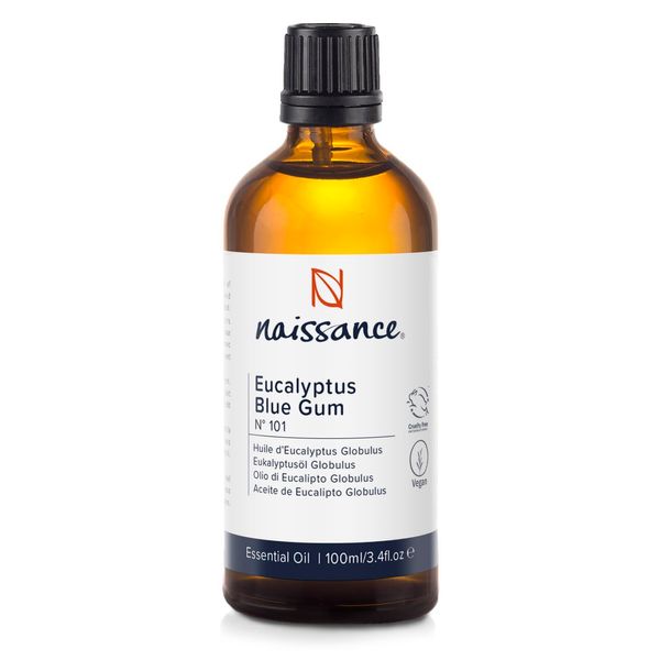 Naissance Eukalyptusöl (Nr. 101) 100ml - Eucalyptus Globulus - 100% Naturreines Eukalyptus Ätherisches Öl für Naturkosmetik, Sauna, Aromatherapie, Duftlampe - Duftöl für Aroma Diffuser