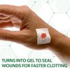 Product Title: CURAD BloodStop Hemostatic Gauze Quick Bleeding Control 1" x 1", Pack of 10