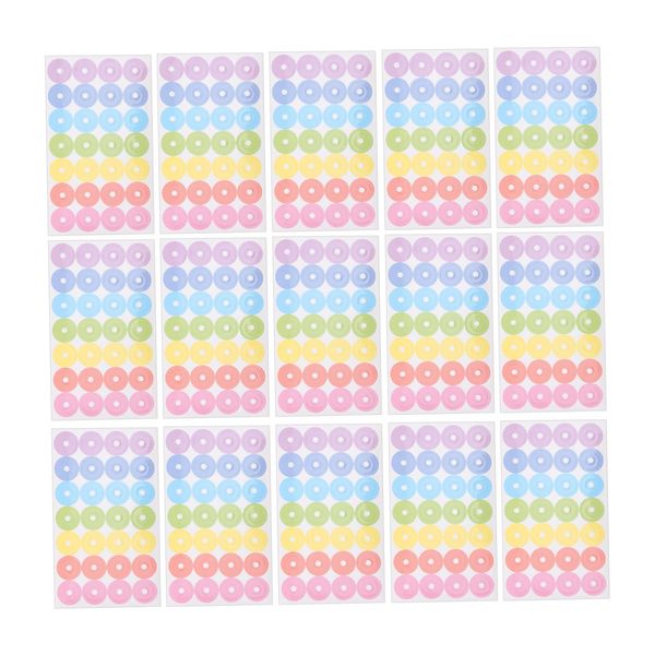 COHEALI 20 Sheets Binder Hole Protector Reinforcements for Hole-Punched Pages Paper Reinforcement Stickers Hole Punch Reinforcement Stickers Hole Sticker Hole Reinforcement Stickers