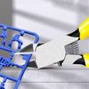 Model Clippers For Hobby,Sprue Cutters For Plastic Models,Single Blade Nipper Model Snips (Double-edged)