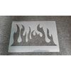 Flame Stencils, Choose Design Re-usable - Crafting - Airbrush - Cake Decoration