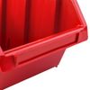 PAFEN Set of 20 x Stacking Boxes NP4 Red Storage Boxes Sorting Boxes