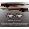 1981 ARCTIC CAT PANTERA HOOD DECAL GRAPHICS DECALS