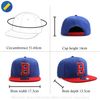 True Heads Letter B Name Initial Blue Sports Team Snapback Baseball Cap