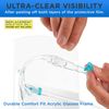 Salon World Safety Replacement Face Shields Only (100 Pack), Frame Not Included