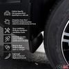 OMAC Mud Guards Splash Mud Flaps for Ford Explorer 2011-2015 Black 2 Pcs