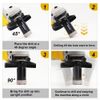 10pcs Dry Diamond Drilling Core Bits Set Hole Saw Cuts Ceramic Porcelain Tile