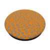 Dark Orange Leopard Cheetah Animal Print PopSockets Swappable PopGrip