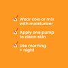 Burt's Bees Vitamin C Turmeric Face Serum, Brightens Skin & Visibly Reduces Dark Spots, Fine Lines & Wrinkles, Naturally Hydrating, Lightweight - Brightening Booster Serum (1 oz)
