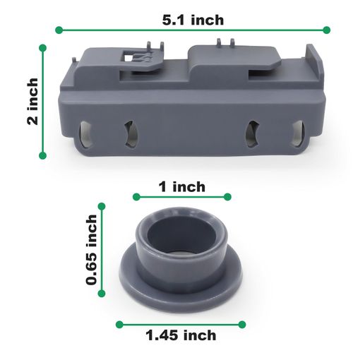 WD28X27241 Dishwasher Rack Carrier And Roller Kit Replacement for GE Hotpoint Haier Replaces Parts AP6990367PDT715SYN2FS GDP645SYN2FS ADT521PGF0BS GDF510PGD2WW GDF570SGF0CC GDF620HGJ5WW (1Pack)