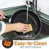 Serenelife Kitchenware Pots & Pans Set – Kitchen Cookware, Black Non-Stick-Gray
