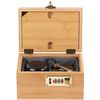 Bamboo Box with Combination Lock Decorative box for Home Locking Storage Bamboo