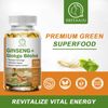 GINSENG+Ginkgo Biloba Capsules Supplement Antioxidant Cognitive Function Support