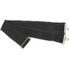 USG Elastic Sursingle with Solid Brass Buckle, Black