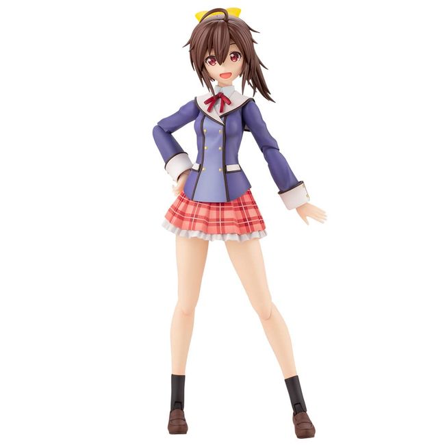 Soai Girl Garden Gennai Ao [Wakaba Girls' High School, Winter Clothes] Total Height Approx. 6.2 inches (159 mm), 1/10 Scale, Plastic Model, Molded Color JK004