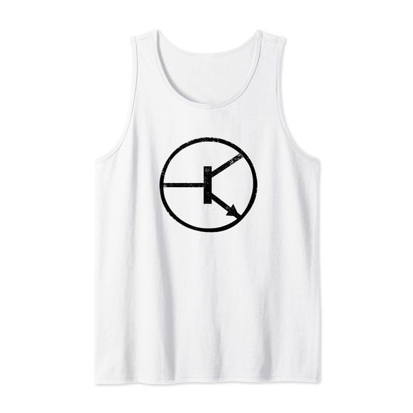 Funny Electronic NPN Transistor Tank Top
