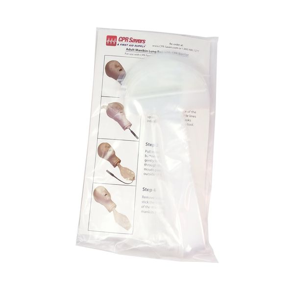 Adult/Child Face Shield Lung Bags, 10 Pack