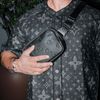 WOLFpak Crossbody Pack Black Luxury Leather