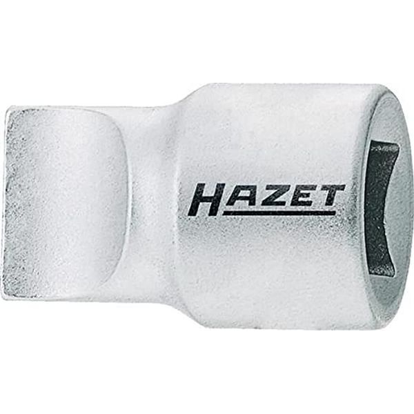 HAZET 980-2X13 Slot Profile Screwdriver Socket - Chrome-Plated