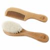Green Sprouts Wooden Brush and Comb Set, Natural