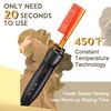 Ceramic Hot Comb Straightener Adjustable Temperature for All Hair Types