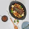 Kenmore 7 Quart Slow Cooker - Programmable Crock Pot with Dipper, Stainless Stee