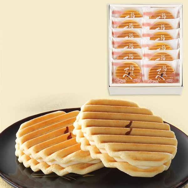 Soke Genkichijoan Fukuwatari Senbei, Pack of 12 (Gifts, Sweets, Souvenirs)