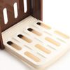 RetroFun Bread Slicer Foldable Loaf Cutter Adjustable Plastic Toast Slicer Machine Kitchen Baking Bread Loaf Cutter Tool for Homemade Bread
