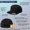Snapback Baseball Hat Lightning Bolt Lifeline Embroidery Acrylic Cap Snaps Black One Size