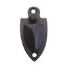 Sheild Escutcheon with Keyhole Cover - Black Antique