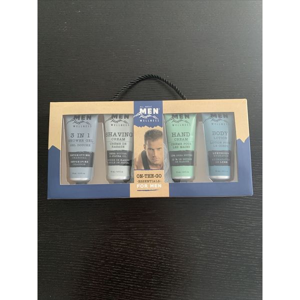 Mens Skin Care Kit and Gift Set 5 items On the Go Care Essentials for Men 2.5 oz