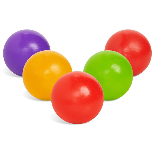 Multi-Colored Replacement Ball Set of 5 for Playskool Ball Popper Toys | Compatible with Busy Ball Popper Toy and playskool Elephant Ball Popper Replacement Balls | Colorful Baby Balls and Toy Balls