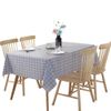 Rustic More Patterns Water Resistant PVC Tablecloth Rectangle Oil-proof Table Cloth,Grey,100 x 160 cm