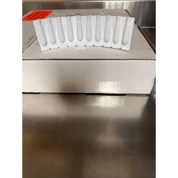 3 mL Oval Plastic Disposable Adult Suppository Molds Shells Vaginal/Rectal