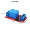2pcs DC 5V 1-Channel Relay Module Isolated by SMT Optocoupler High and Low Level Trigger Module Triggered by DC 5V